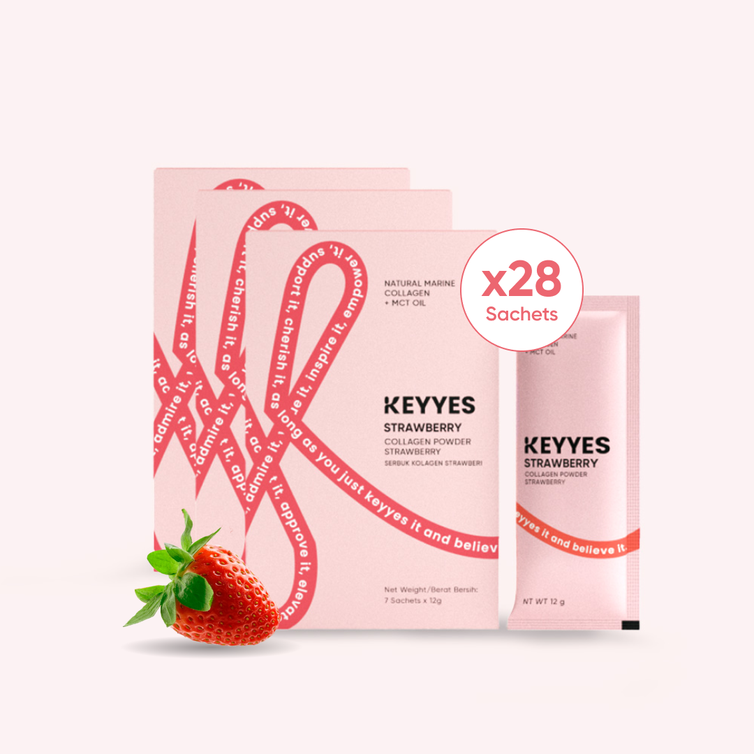 [EARLY BIRD] Strawberry Collagen Healthy Skin Glow, Sachet Boxes