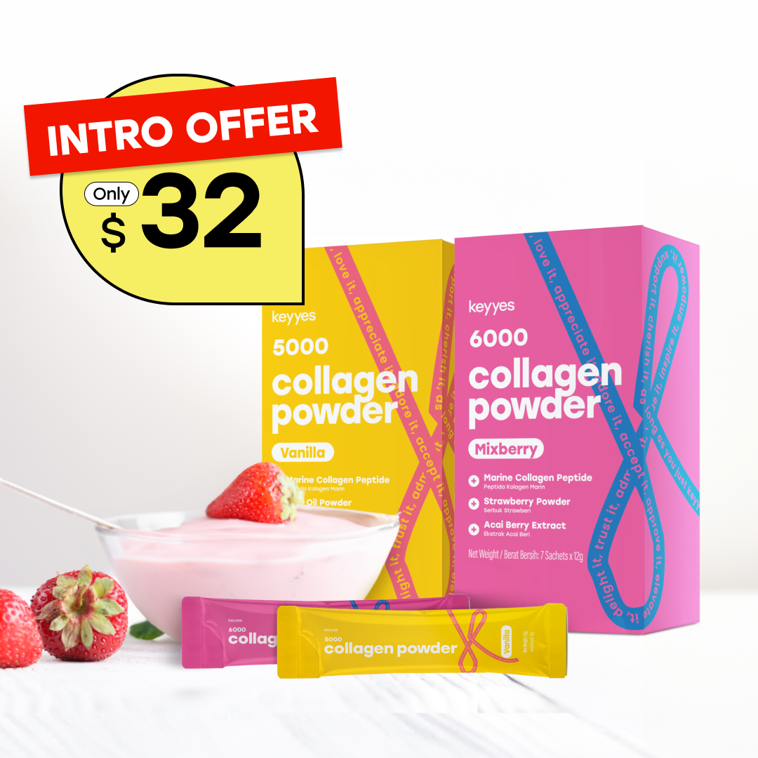 [INTRO OFFER] keyyes Collagen Mix Flavour Starter Kit (14's)