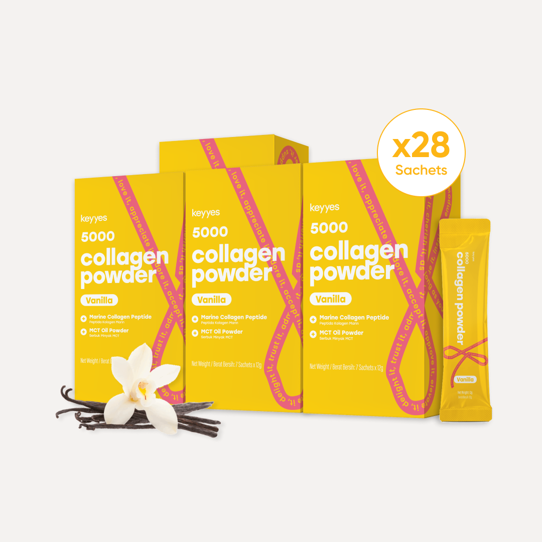 [7's/14's/28's] 5000mg Collagen with MCT Oil, Sachet Boxes